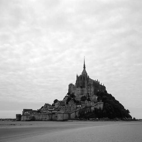 M0691bw Mont Saint Michel 09, 2008